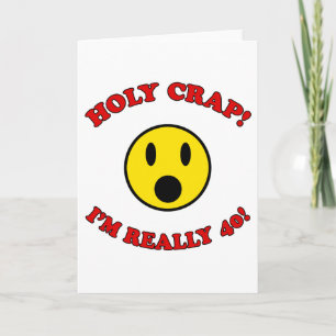 Cartão Presentes de aniversário de 40 anos