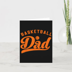 Cartão Presentes de Basquete para Papai Dia dos Pais Basq