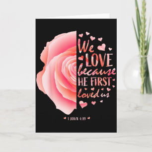 Cartão Presentes de Camisa do Dia dos Namorados Cristão p