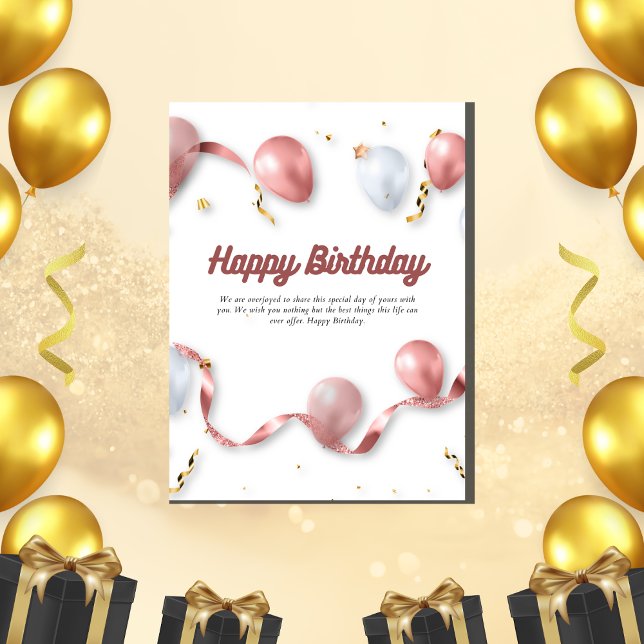 Cartão presentes de cartas, Feliz aniversário (Criador carregado)