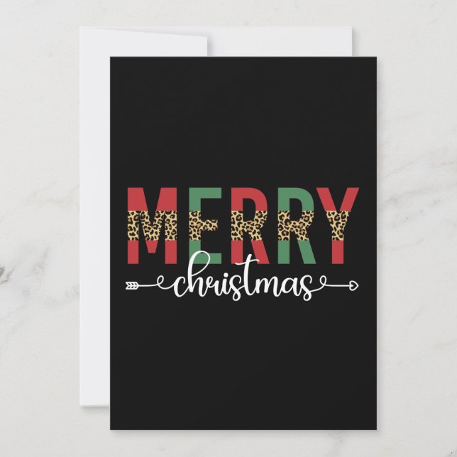 Cartão Presentes de Celebração de Natal em Família Feliz  (Frente)