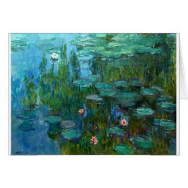 Cartão Presentes de Destino do Artista Claude Monet