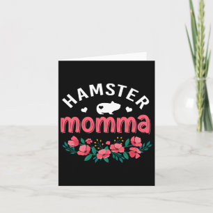 Cartão Presentes de Mãe de Hamster Mulheres Amantes de Ha