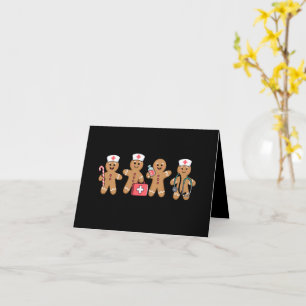 Cartão Presentes de Natal para Equipe de Enfermagem de Pã