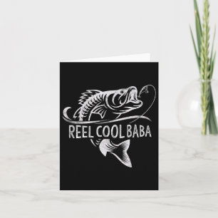 Cartão Presentes de pesca para o Baba super legal Dia dos
