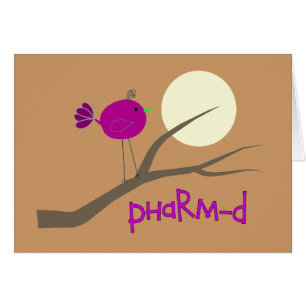 Cartão Presentes de PharmD do estudante da farmácia