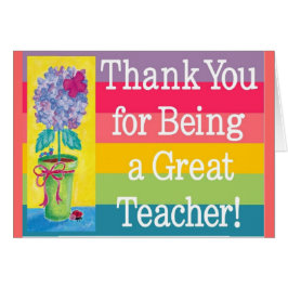 Cartão Presentes de professores