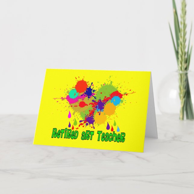 Cartão Presentes de Professores de Arte Reformados (Frente)