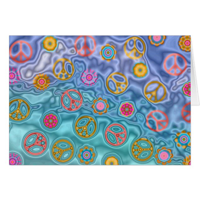 Cartão Presentes de Roupa de Ondas Pacíficas do Oceano Re (Frente Horizontal)