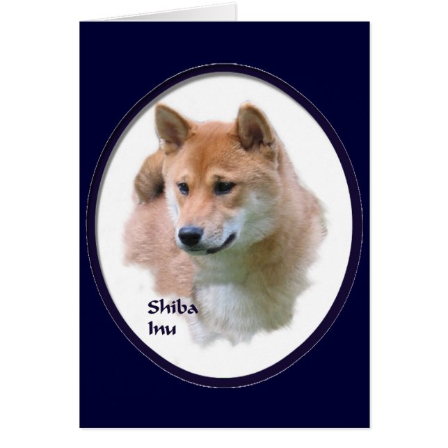 Cartão Presentes de Shiba Inu (Frente)