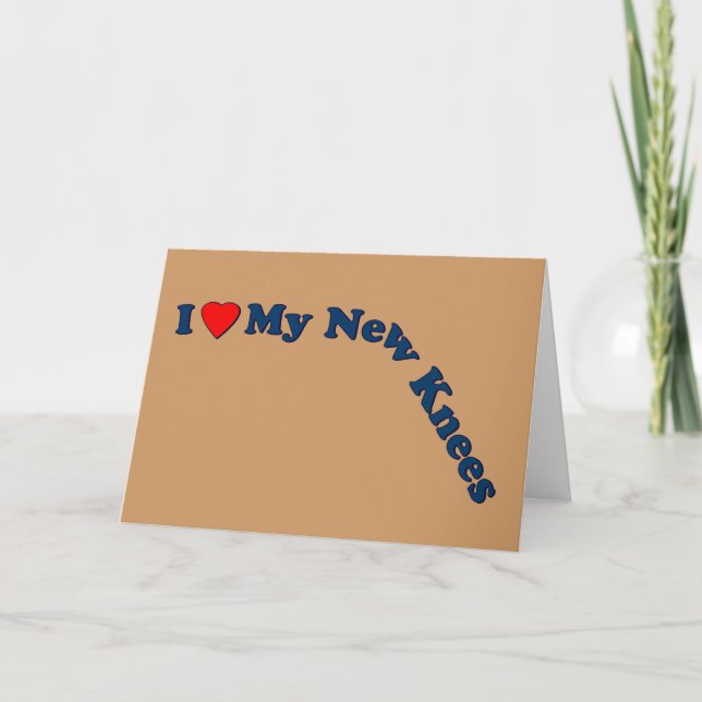 Cartão Presentes de substituição do joelho duplo | Bem-vi (Frente)