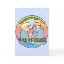 Presentes do 45º aniversário de casamento