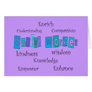 Cartão Presentes do assistente social