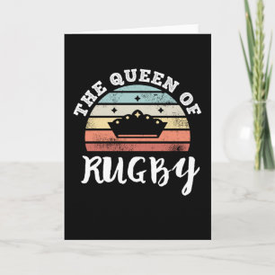 Cartão Presentes do Dia das Mães da Rainha do Rugby