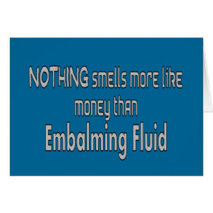 Cartão Presentes do diretor fúnebre/Mortician & do