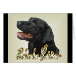 Cartão Presentes do Labrador Retriever