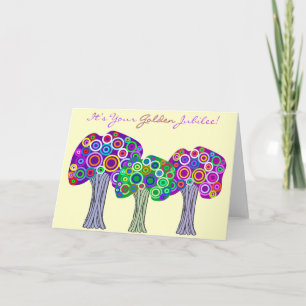 Cartão Presentes do Ouro das freiras Jubilee 50º aniversá