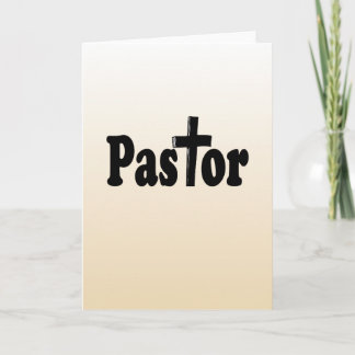 Cartão Presentes do Pastor