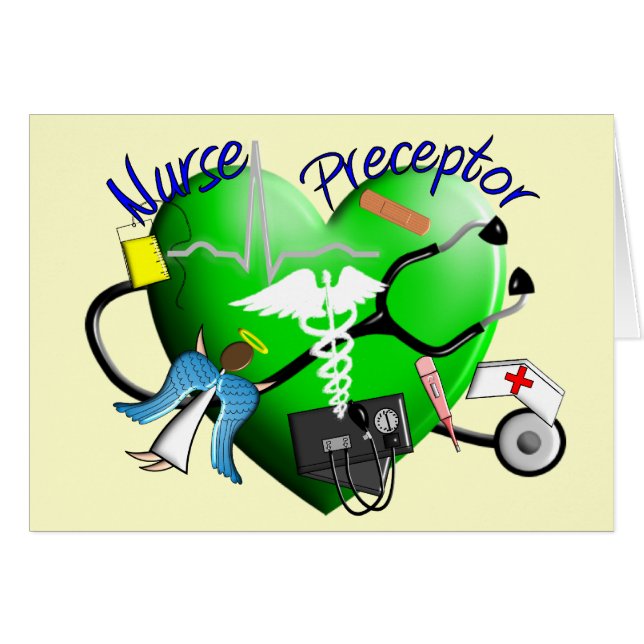 Cartão Presentes do Preceptor da enfermeira (Frente Horizontal)