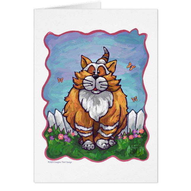 Cartão Presentes e acessórios de gengibre (Frente)