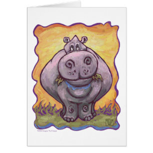 Cartão Presentes e acessórios do Hippopotamus