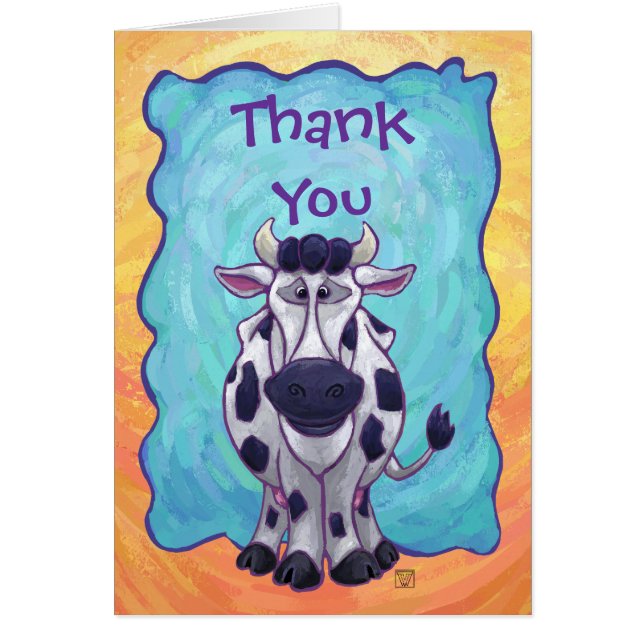 Cartão Presentes e acessórios para vacas (Frente)