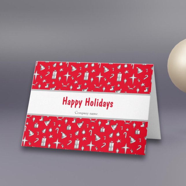 Cartão Presentes e estrelas de Natal bonitos ilustrados (Criador carregado)