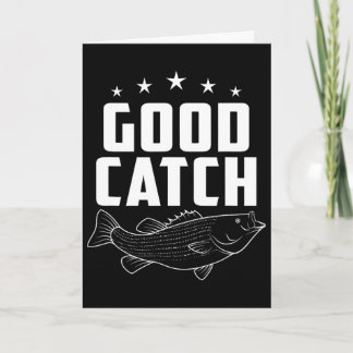 Cartão Presentes Engraçados de Pesca Boa Captura 