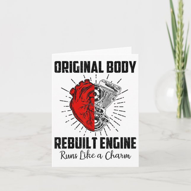 Cartão Presentes engraçados de recuperação de cirurgia de (Frente)