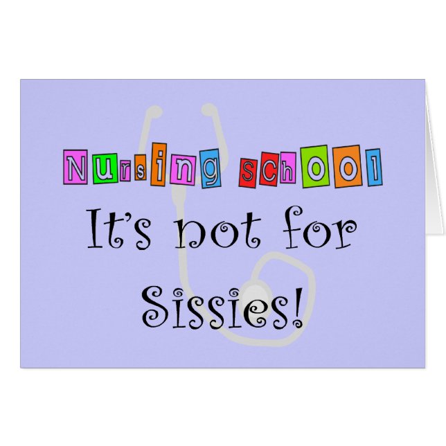 Cartão Presentes engraçados do estudante dos cuidados (Frente Horizontal)