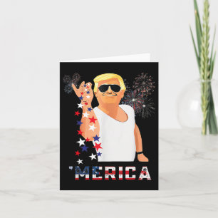 Cartão Presentes Engraçados Trump Sal Merica Liberdade 4