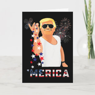 Cartão Presentes Engraçados Trump Salt Merica Liberdade 4