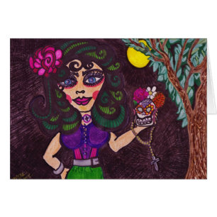 Cartão "Presentes para a lua "