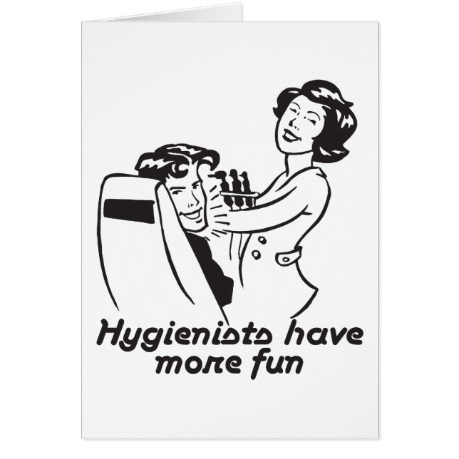 Cartão Presentes para higienistas dentais (Frente)