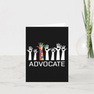 Cartão Presentes Para O Professor Terapista Autismo Awar