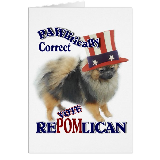 Cartão Presentes Pomeranianos (Frente)