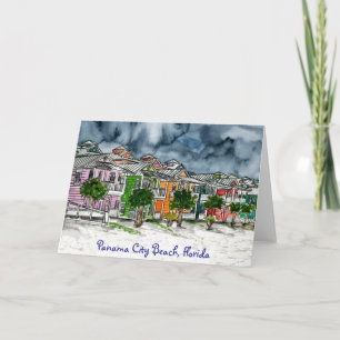 Cartão Presentes tropicais da arte de Florida da praia da