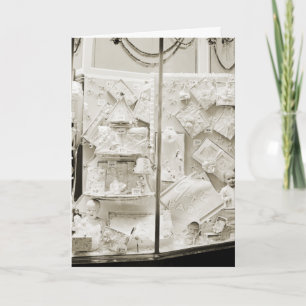 Cartão Presentes Vintage para Baby Storefront Window 1940