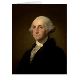 Cartão Presidente americano George Washington, Stuart