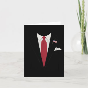 Cartão Presidente Americano Trump Suit Easy Halloween Cos