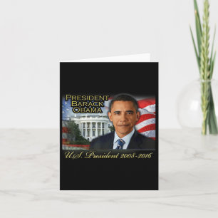 Cartão Presidente Barack Obama 2008-2016 Presidente dos E