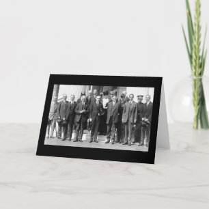 Cartão Presidente Coolidge e Herbert Hoover 1923
