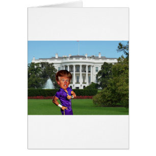 Cartão presidente donald trump