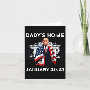 Cartão Presidente Donald Trump Inauguração Dia 2025