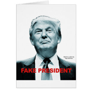Cartão Presidente Falso (Trump)