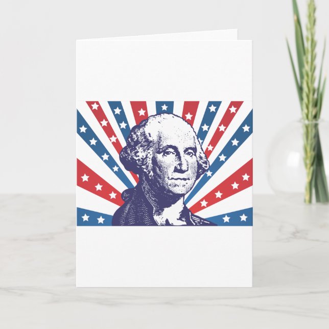 Cartão presidente George Washington (Frente)