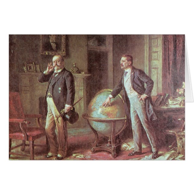 Cartão Presidente Theodore Roosevelt (Frente Horizontal)