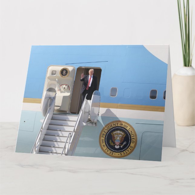 Cartão Presidente Trunfo Etapa Fora Air Force One (Frente)