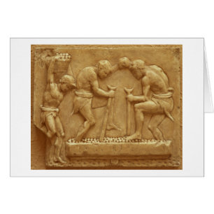 Cartão Pressionando as uvas (mármore)