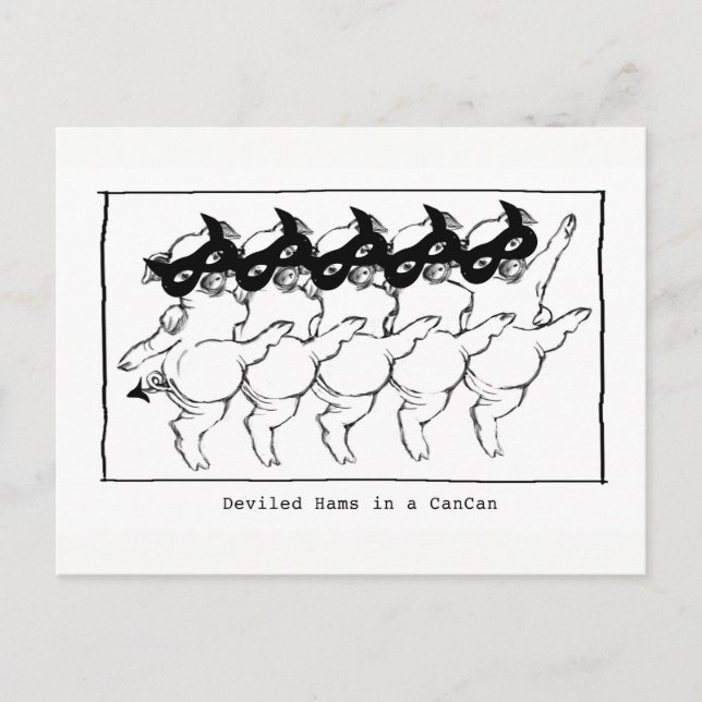 Cartão - presunto de Deviled em uma lata da lata (Frente)